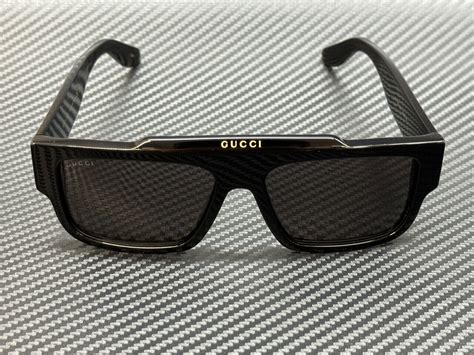 Gucci GG1460S 56 Grey & Black Sunglasses.